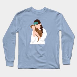 Holly and cat. Long Sleeve T-Shirt